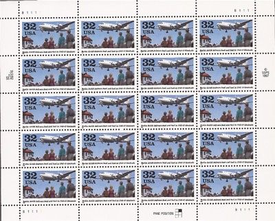 US Stamp - 1998 Berlin Airlift Anniversary - 20 Stamp Sheet #3211