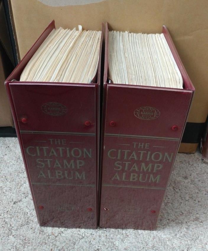 1970s Citation Stamp Album- Two Volumes