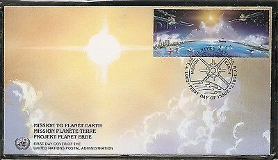 United Nations SC # NY 609-610 Mission To Planet Earth, UNPA FDC.