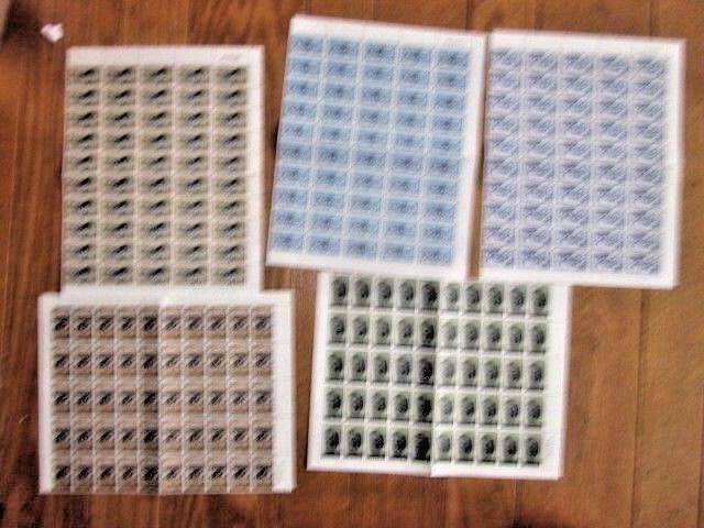 CYPRUS UNITED NATIONS FORCES OVERPRINTS COMPLETE SHEETS!! 50 SETS MINT NH #232-6