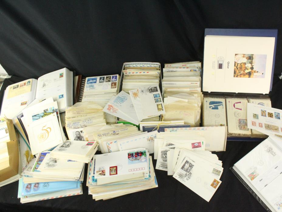 United Nations Collection Lot UN FDC First Day Covers, Stationery+ Albums+ 1600+