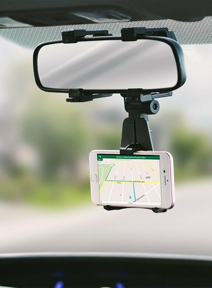 NWT Grip Clip Rearview Mirror Car Mount Grip Clip for Universal Smartphones New