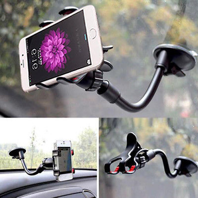 For iPhone XS Max XR X 7 8 Universal Car Windshield Mount Holder Stand Brackets