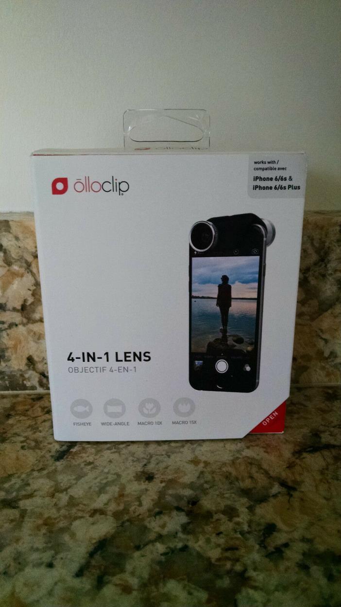 OlloClip 4-in-1 Photo Lens for Apple iPhone 6/6s and 6 Plus/6s Plus