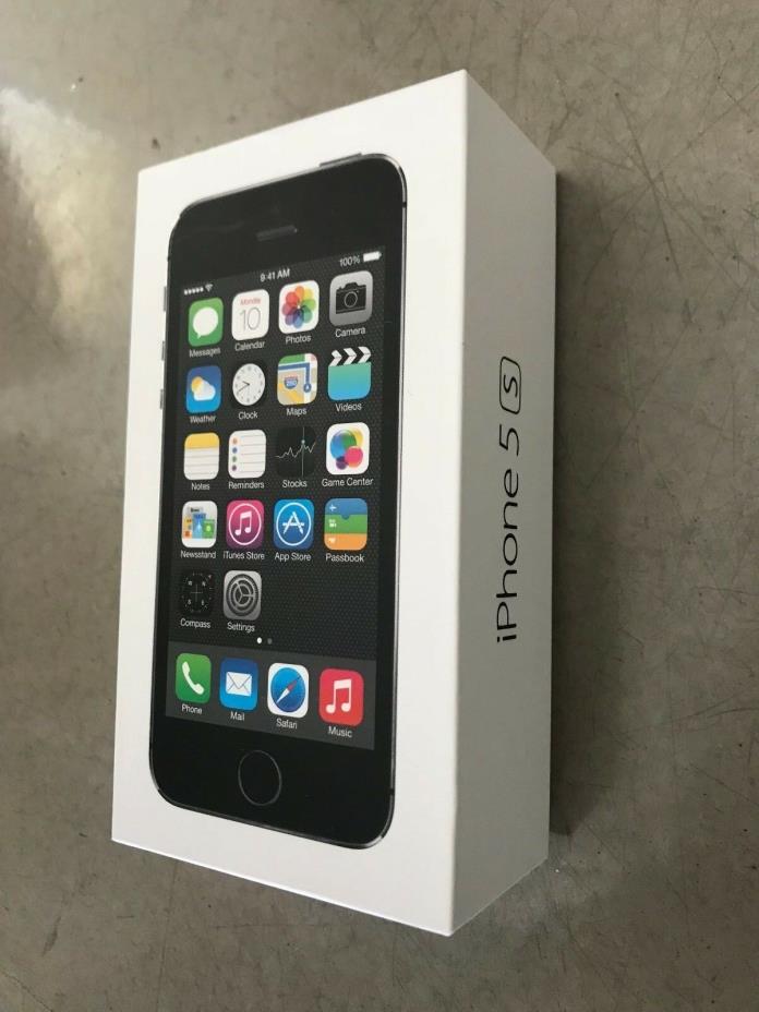 Retail box for iPhone 5S 32GB - as-is, phone/accessories not included