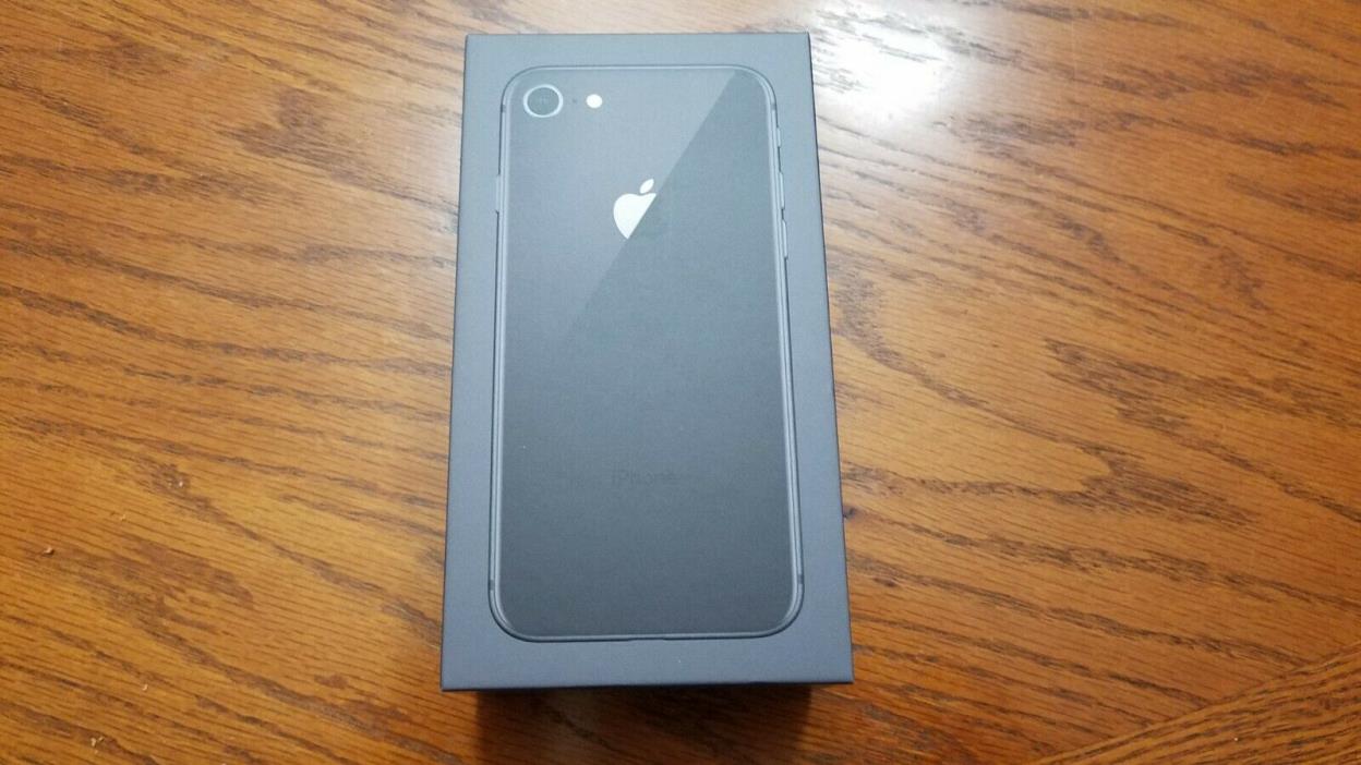 Original Box for Apple iPhone 8 256GB SPACE Gray with Accessories **NO PHONE