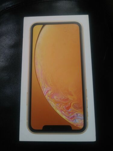 EMPTY BOX ONLY Apple iPhone XR  128GB Stickers No Phone No Accessories Gold