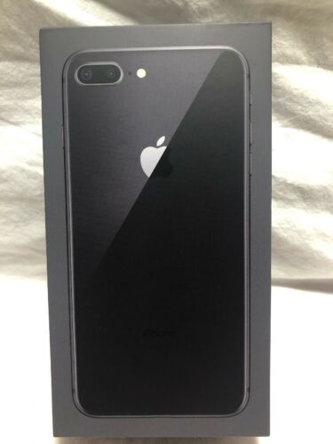 ORIGINAL APPLE IPHONE 8 PLUS MODEL A1864 64GB SPACE GRAY EMPTY BOX ONLY-EX COND.
