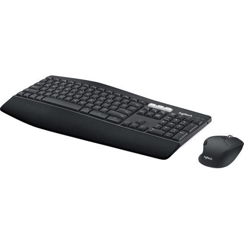 Logitech - MK850 Performance Wireless Keyboard and Optical Mouse - Black