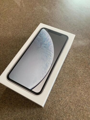 EMPTY BOX ONLY Apple iPhone XR White 256gb Stickers No Phone No Accessories