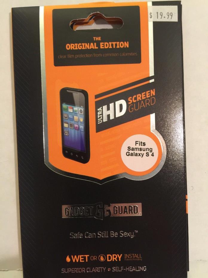 Gadget Guard GALAXYS4 Screen Protector for Samsung Galaxy S4