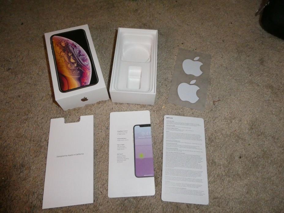 iphone XS 256GB Gold BOX ONLY (NO PHONE)