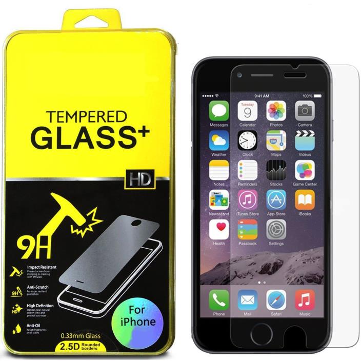 For Apple Iphone 7 Plus Tempered Glass Screen Protector Anti-Scratch Sheild