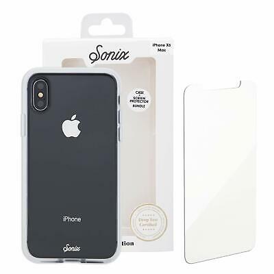 iPhone Xs Max Sonix Clear Cell Phone Case and Tempered Glass Screen Protector