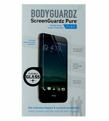 BodyGuardz Pure Flex Ultra-Thin Tempered Glass Screen Protector for HTC One M9