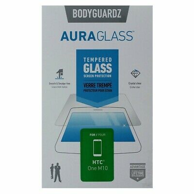 BodyGuardz AuraGlass Tempered Glass Screen Protector for HTC One M10 - Clear