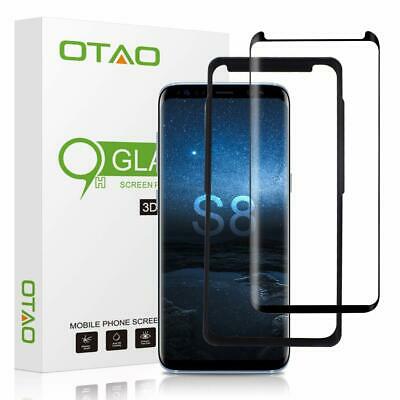 OTAO Galaxy S8 Tempered Glass Screen Protector Update Version Easy Install...