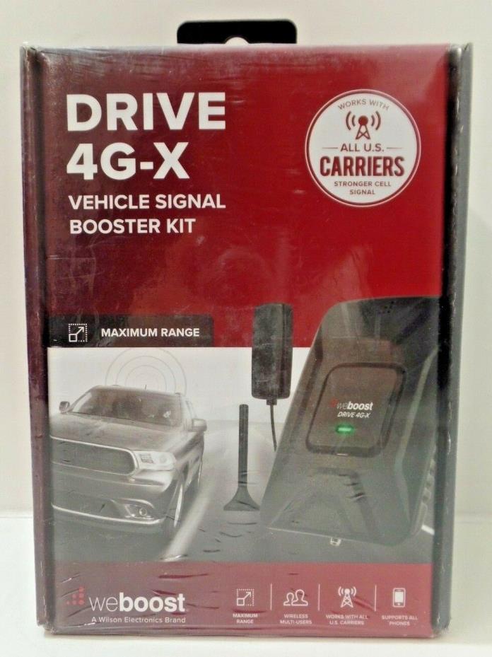 weBoost Drive 4G-X Maximum Range Cell Phone Signal Booster for Car/Truck #470510