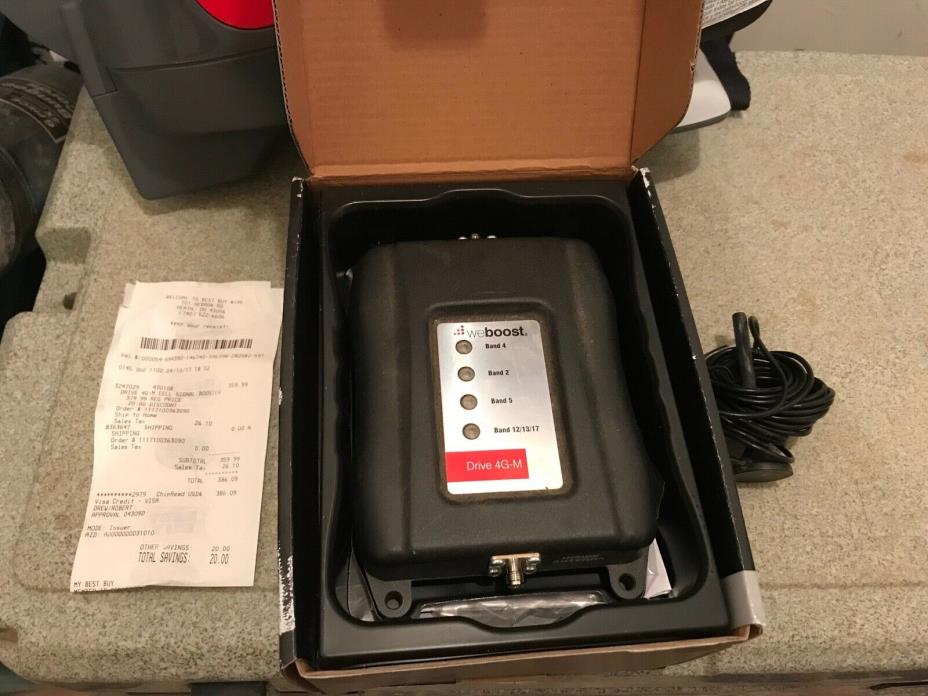 weBoost Drive 4G-M (470108) - Used WITH ORIGINAL BOX & MANUALS
