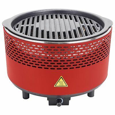 Brentwood BBF-21R Non-Stick Smokeless Portable BBQ in Red