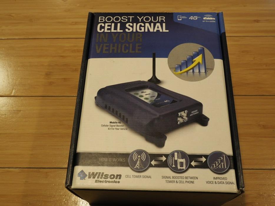 New Wilson Cellular Vehicle 4G Cell Signal Booster 460108 Supports all carriers
