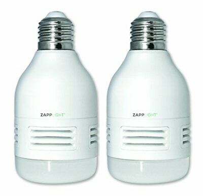 Zapplight ZAPP-RR LED Light Bulb & Sonic Rodent Repeller, Ivory