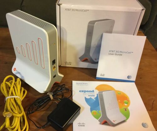 AT&T 3G Microcell # DPH153-AT  W/ Orig Box Ethernet & Power Cord, User Guide