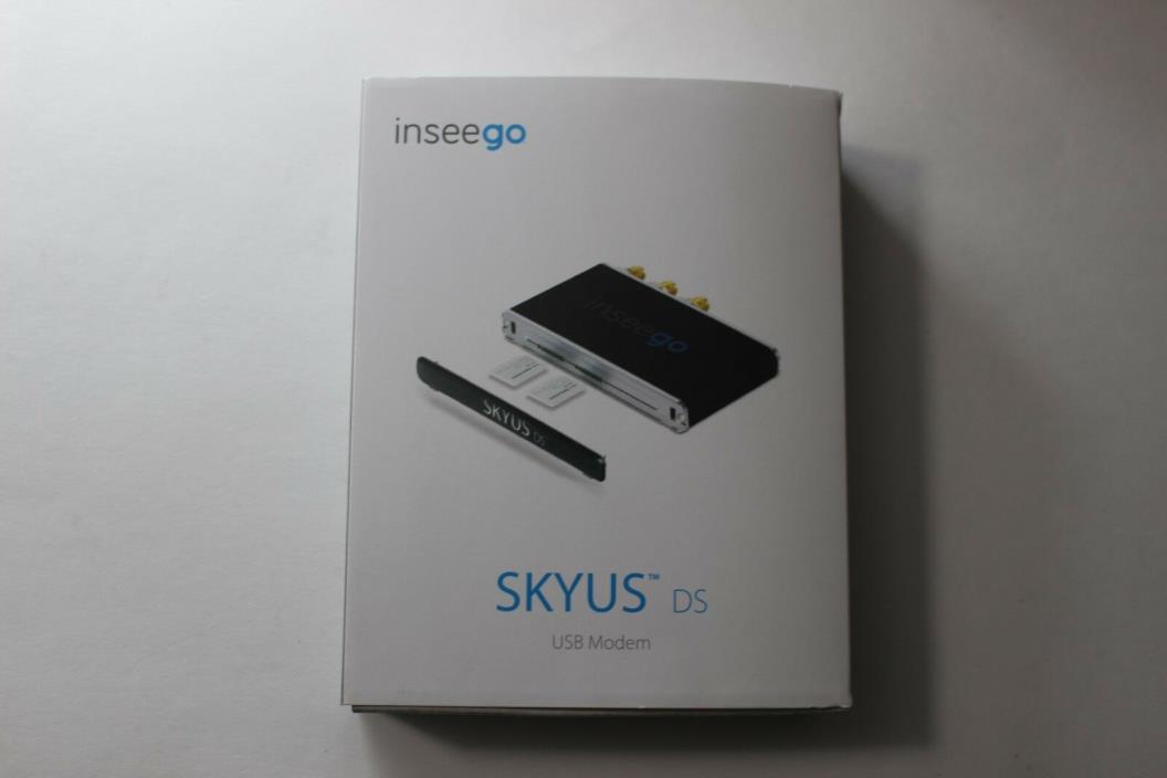 Inseego Skyus Ds Dual Sim GPS Enterprise Grade IoT Modem - Untested Read Desc