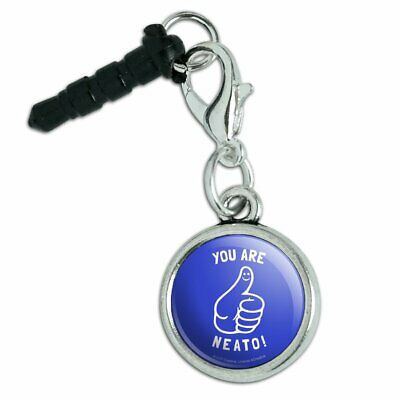 You Are Neato Cool Funny Humor Mobile Cell Phone Headphone Jack Charm