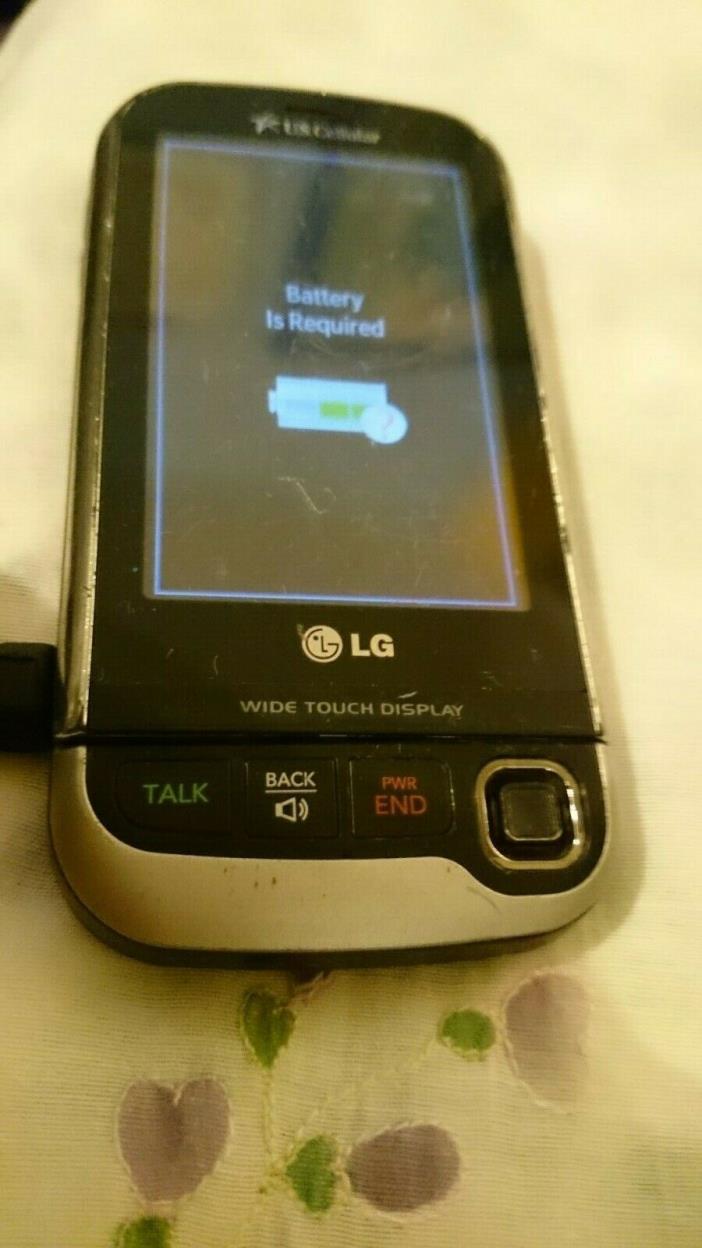 LG Tritan AX840 - Silver (US Cellular) QWERTY Cellular Phone FOR PARTS AS IS