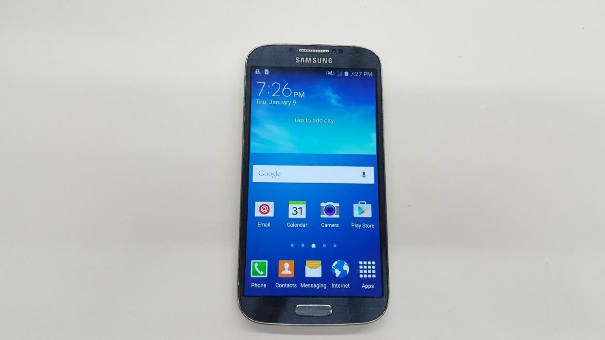 Samsung Galaxy S4 SCH-I545 16GB Black Verizon Unlocked LCD Burn Clean IMEI T2043