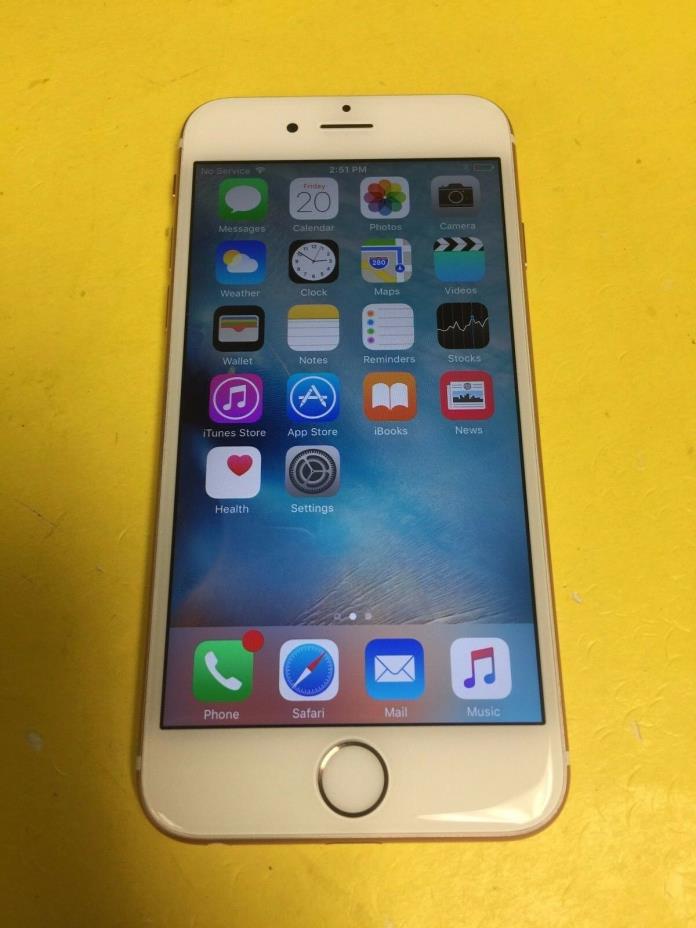 Apple iPhone 6s - 128GB - Rose Gold (Unlocked) - Bad touch ID and vibrate switch