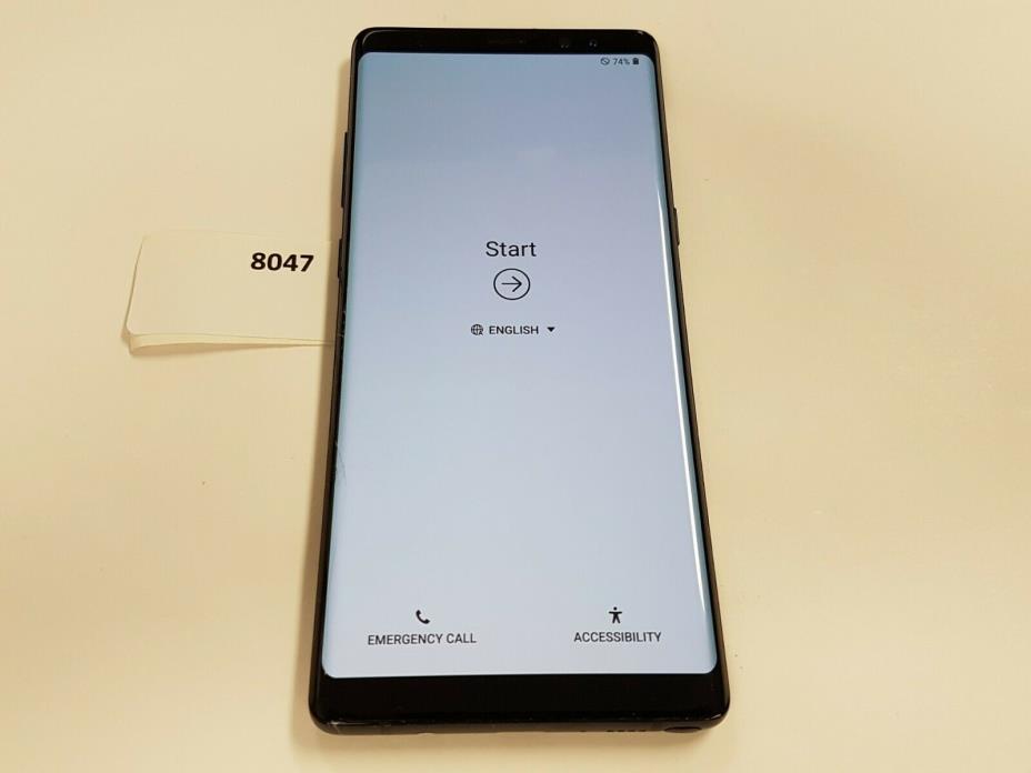 Samsung Galaxy Note 8 SM-N950U - 64GB - Black (Unlocked) SEE PICS (8047)