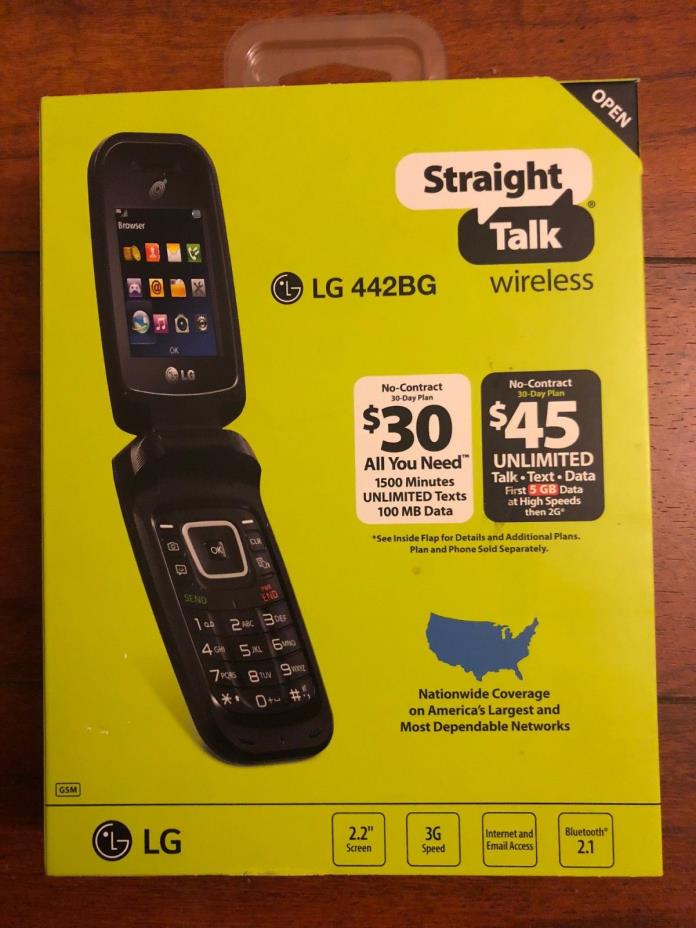 Straight Talk LG 442BG Prepaid Phone