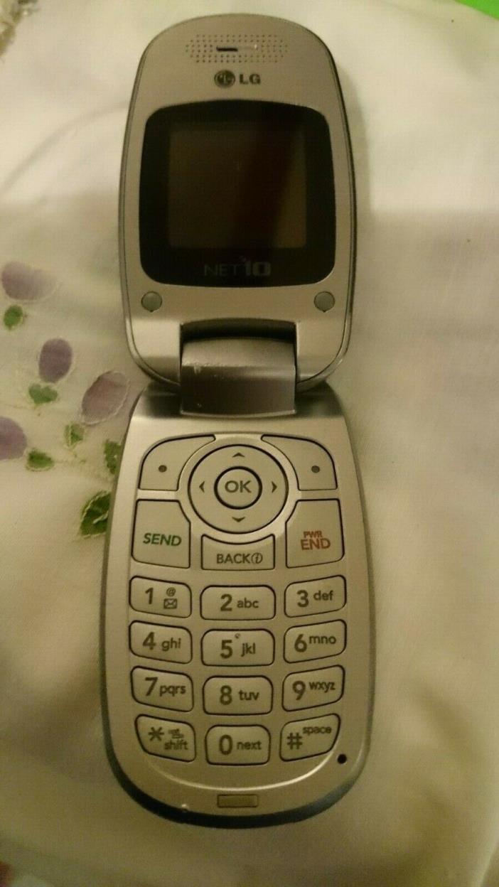LG 200C - Silver (TracFone) Cellular Flip Phone UNTESTED FOR PARTS