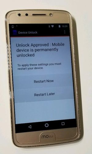 MOTOROLA MOTO E4 (GOLD) XT1765 METRO PCS AT&T T-MOBILE CRICKET GSM UNLOCKED L??K