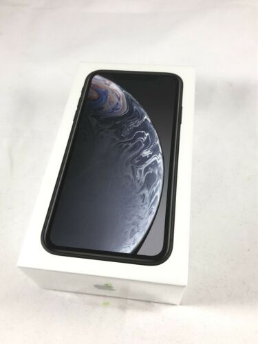 NEW Apple iPhone XR 128GB Black Verizon Unlocked A1984 CDMA GSM AT&T T-Mobile