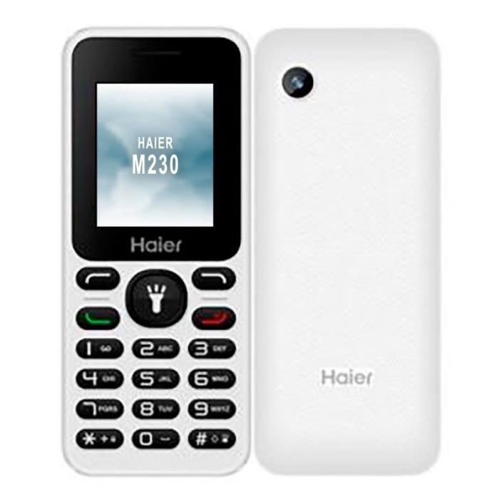(WHOLESALE LOT OF 100) HAIER M230 SINGLE SIM UNLOCKED WHITE - NEW