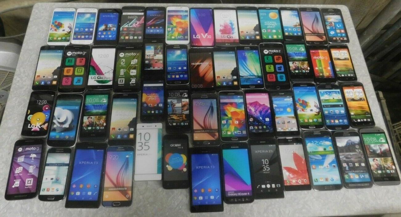 Lot Of Demo/Display Dummy Cell Phones Qty. 52