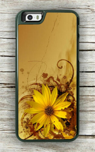 FLOWER YELLOW AND BROWN CASE FOR IPHONE 6 -jkn8X