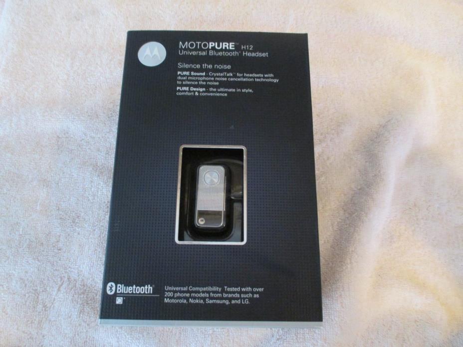 bluetooth headset Motorola motopure H2