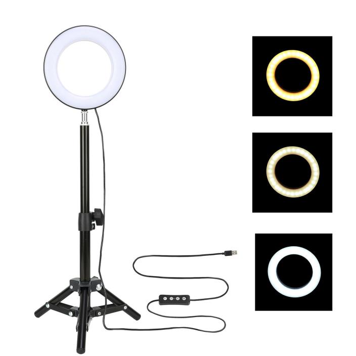 Zomei Selfie Dimmable Ring Light for Video Shooting Makeup YouTube Live 6