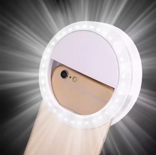 Selfie Portable LED Ring Fill Light Camera Photography for Cell Phone iPhone 6S