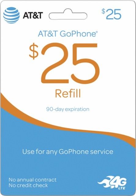 AT&T Go Phone $25 Refill, fast & right