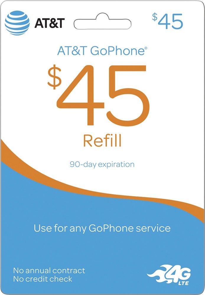 AT&T Go Phone $45 Refill, fast & right
