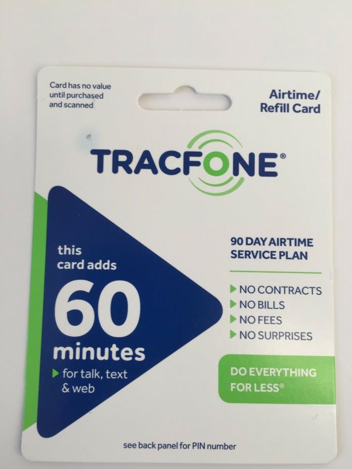 TracFone $19.99 Refill -- 60 Minutes
