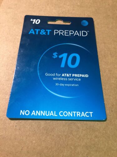 $10 AT&T Prepaid Refill. Electronic delivery