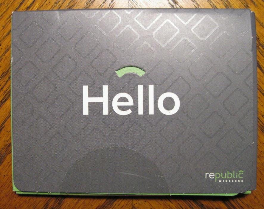 Republic Wireless 3-in-1 SIM Card Kit P/N: SIMPKG17  -  NEW SEALED