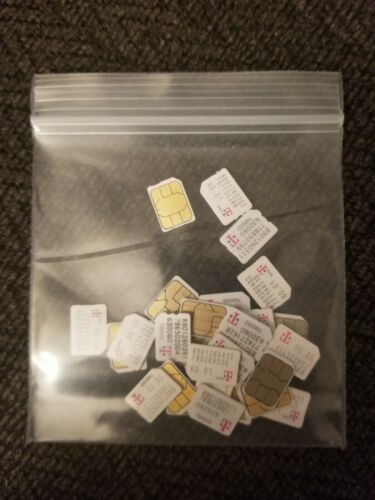 T-Mobile Nano Sim Cards (lot of 30)