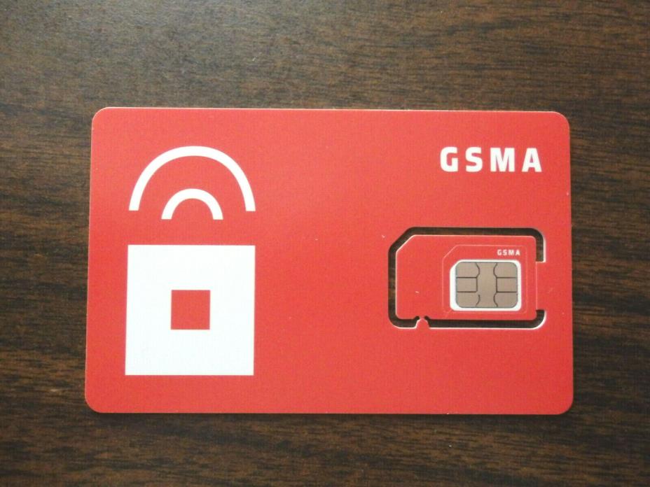NEW RED POCKET TRIPLE-CUT GSMA (AT&T) SIM CARD fits Standard, Micro, Nano Slot